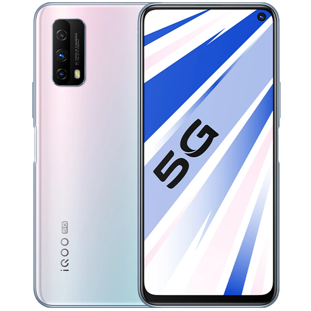 Оригинальный мобильный телефон VIVO iQOO Z1x 6GB 64GB 5G с процессором Snapdragon 765G Octa Core 6.57" FHD+ 120 Гц батареей 5000 мАч и зарядкой 33W Flash Charge
