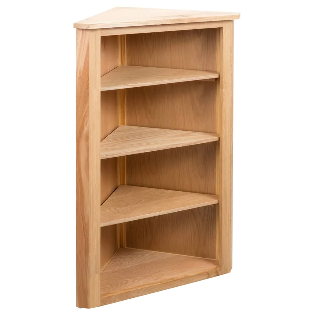 

Corner Shelf 23.2"x14.1"x39.3" Solid Oak Wood