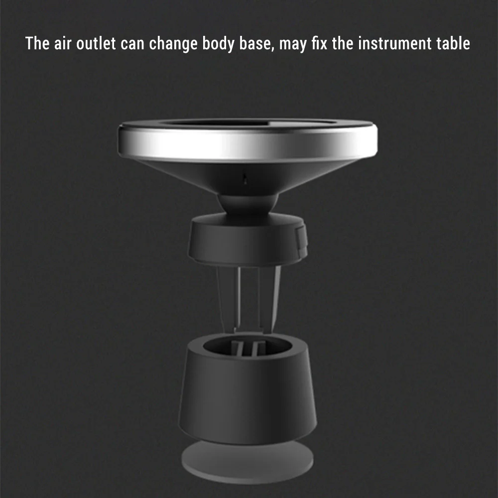 QI Быстрая зарядка беспроводное автомобильное зарядное устройство Магнитная