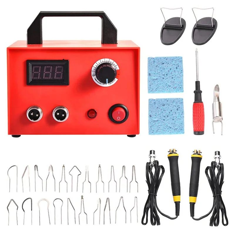 Wood Burning Kit 23 Pcs Craft Tool Adjustable Dual Pen with Digital Display(100W) EU Plug | Инструменты