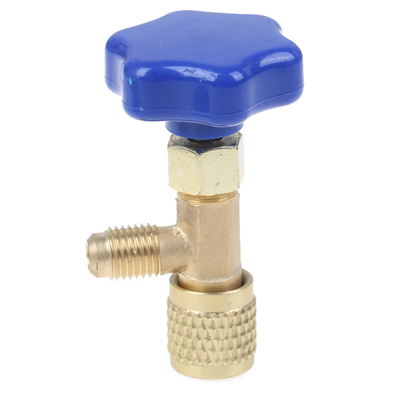 1/4 SAE Авто AC может кран клапан открывалка для бутылок R22 R134a R410A низкого давления