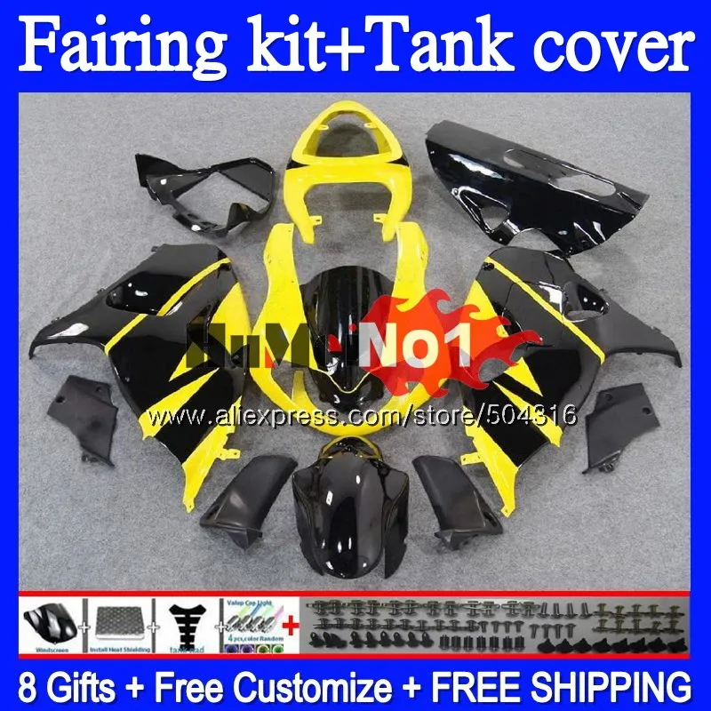 

+ Бак для SUZUKI SRAD TL1000 TL 1000 R 98 99 2001 2002 2003 88MC.29 черный желтый 1000R TL1000R 1998 1999 2000 01 02 03 обтекатели