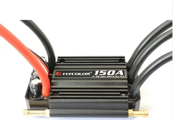 Контроллер скорости Flycolor 50A/70A/90A/120A/150A бесщеточный ESC поддержка 2-6S BEC 5 В/5A для