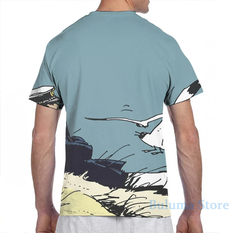 Corto Maltese at the seaside men T-Shirt women all over print fashion girl t shirt boy tops tees Short Sleeve tshirts | Мужская одежда