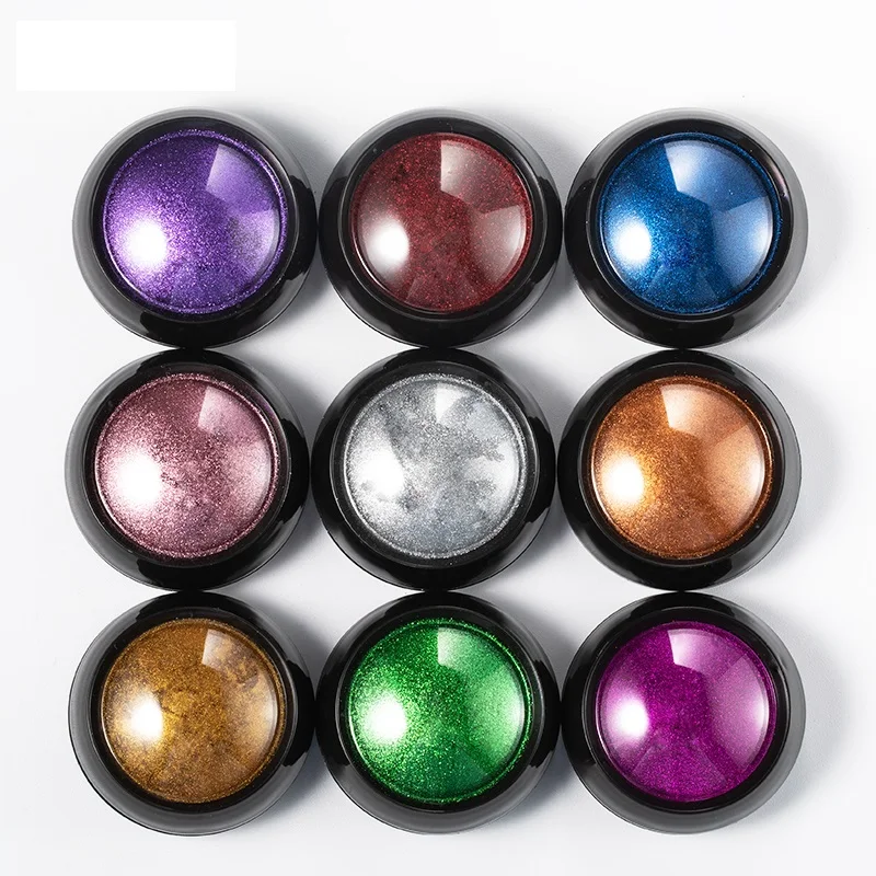 Nailwind дизайн ногтей Зеркало Блестящий пигмент порошок хромовый голографический