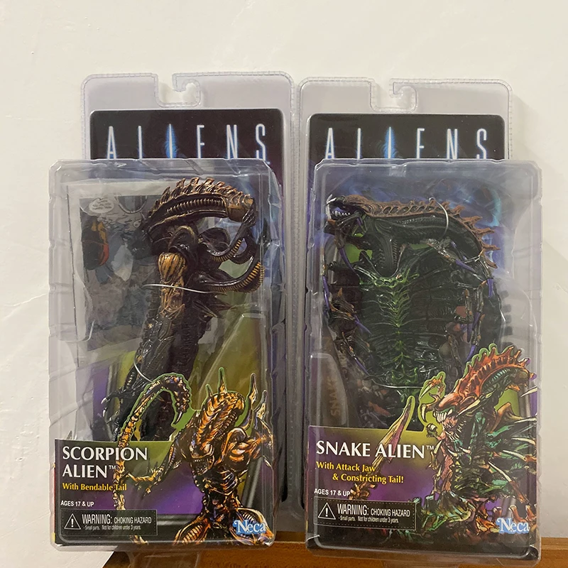 NECA 13th линейка Aliens VS Predator Scorpion Snake Alien Sgt Apone Kenner фигурка модель игрушка в