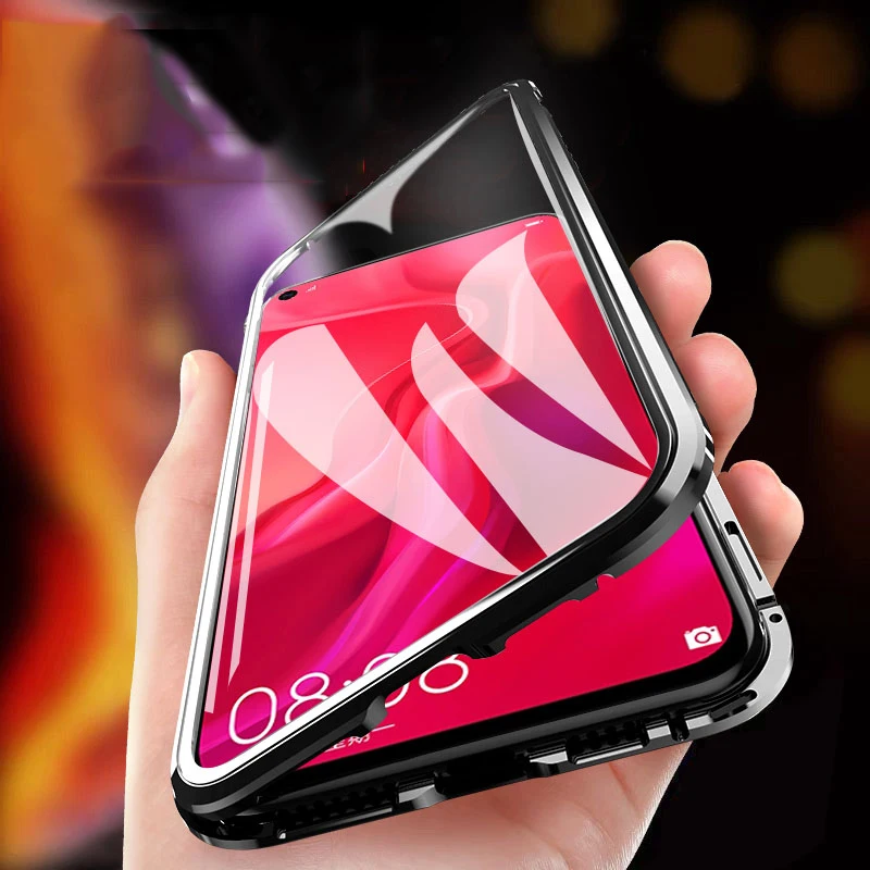 Магнитный двухсторонний чехол 360 с полной защитой для huawei mate 20X30 5G lite 10 |