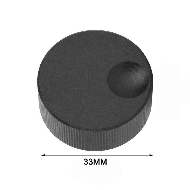 Ручка потенциометра с поворотным датчиком черная матовая алюминиевая ручка