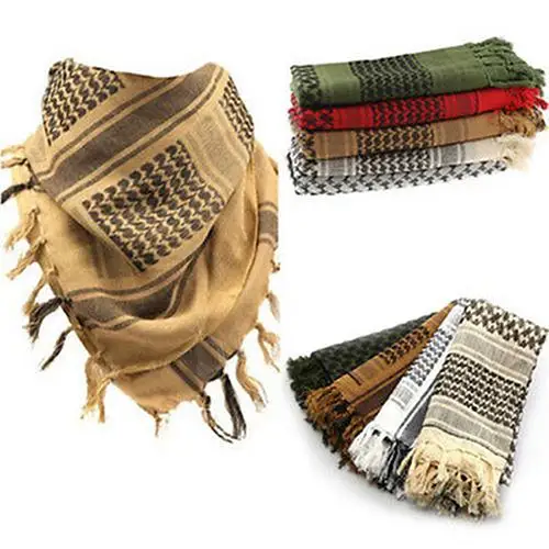 

Fashion Unisex Lightweight Military Arab Tactical Desert Army Shemagh KeffIyeh Scarf Winter Women's Scarf
