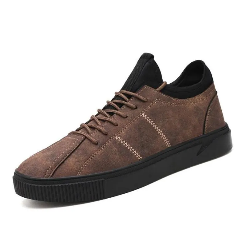 

Korean Version Wild Spring Breathable Board Shoes 2020 New Hot Simple Multiple Colors Men's British Casual Shoes