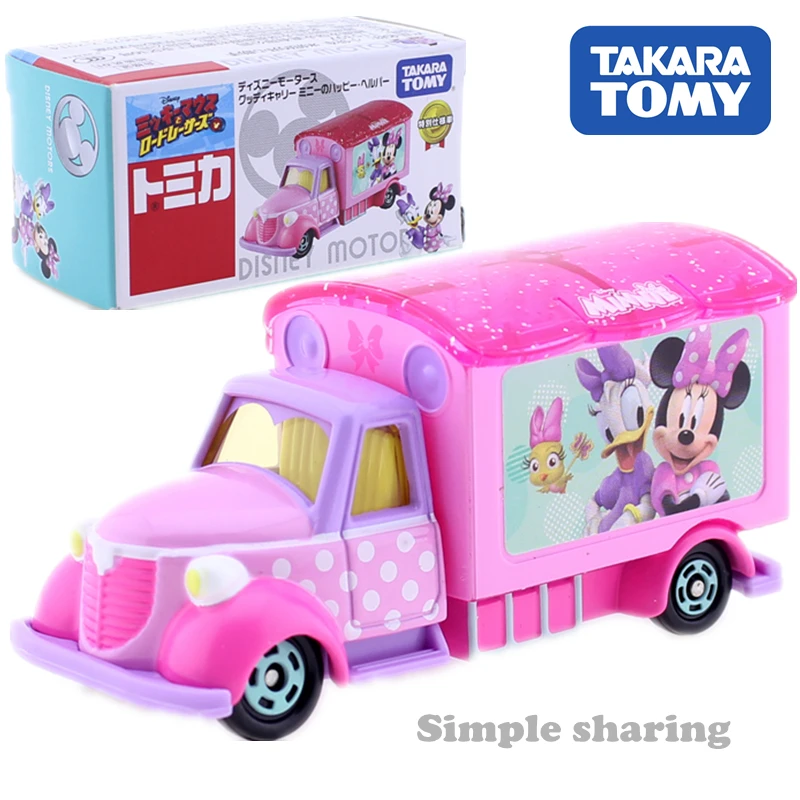 Серия TOMICA Disney Motors Микки и Минни серия фильмов ТВ японская модель Такара Томи