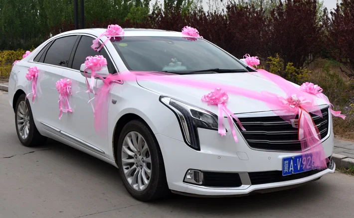 Набор декоративных цветов в простом стиле для автомобиля свадебные украшения