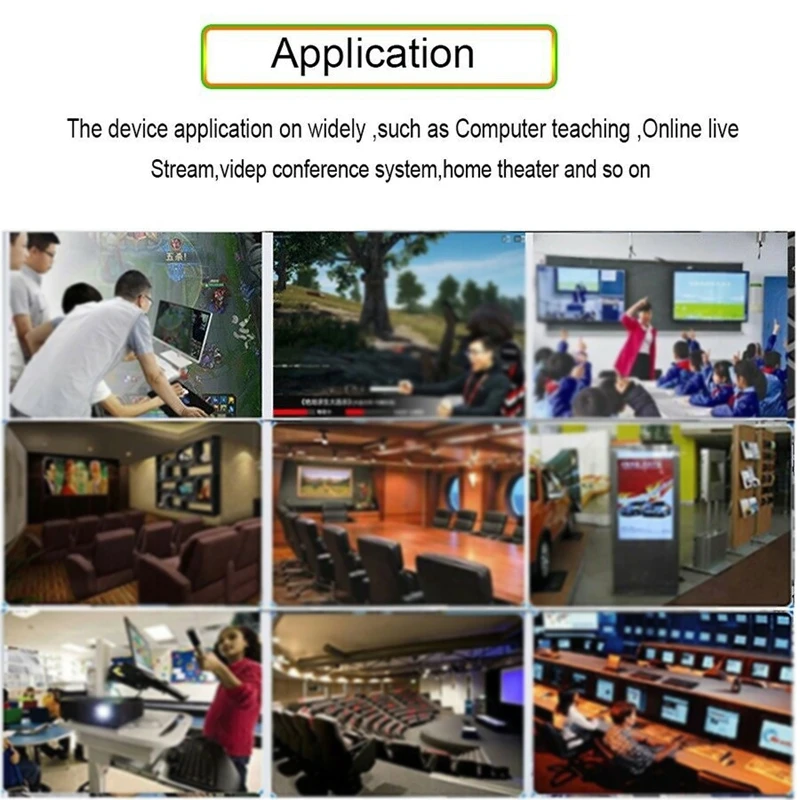 

4K Video Capture Card USB To HDMI-compatible Video Grabber Record Box for PS4 Game DVD Camcorder Camera Recording Live Streaming