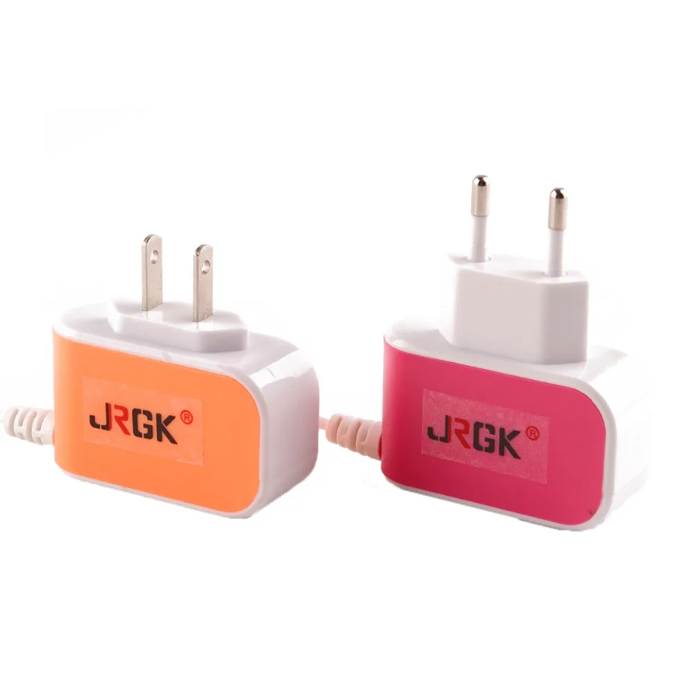 EU US мобильный телефон зарядное устройство 3 USB с зарядным кабелем 5V 2A линия 1M