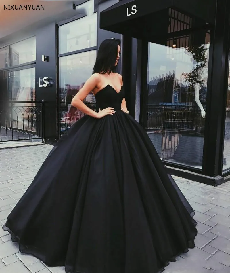 Винтажные готические черные свадебные платья 2021 Новое Бальное Платье простое