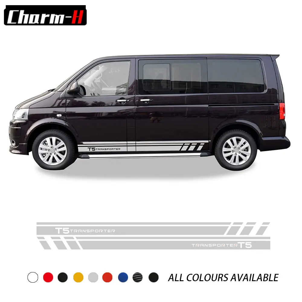 2 шт. боковые полосы для детской двери T5 T6|Наклейки на автомобиль| |