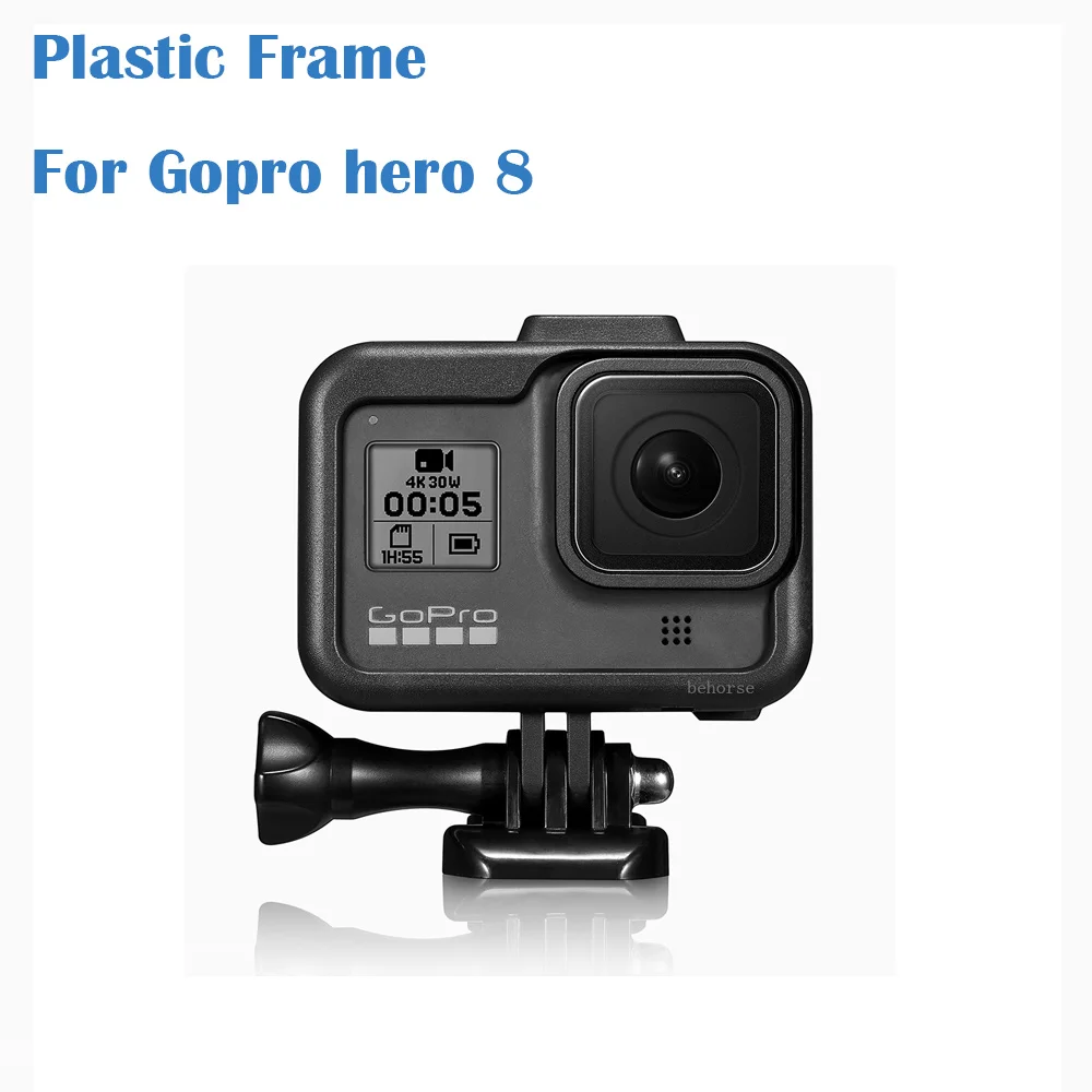 GoPro Hero 8 черная пластиковая рамка защитный чехол для Gopro черный в спортивной