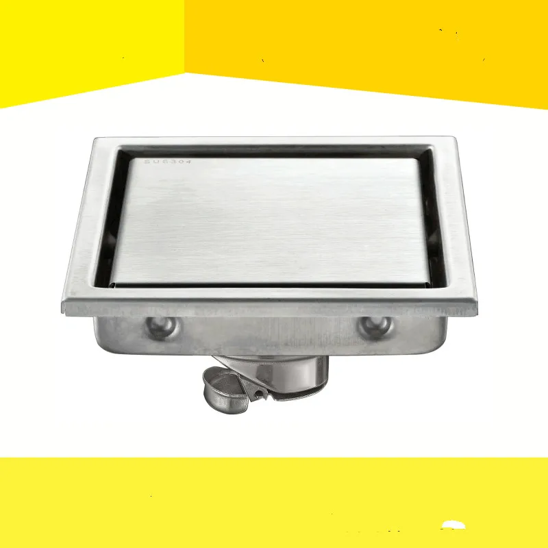 Бесплатная доставка слив для плитки квадратный Слив пола решетки ванной комнаты