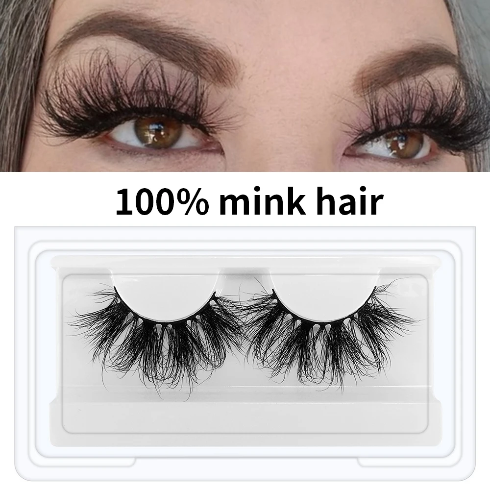 3D пушистые ресницы из норки 25 мм оптовая продажа 100% безжалостная ресница ручной