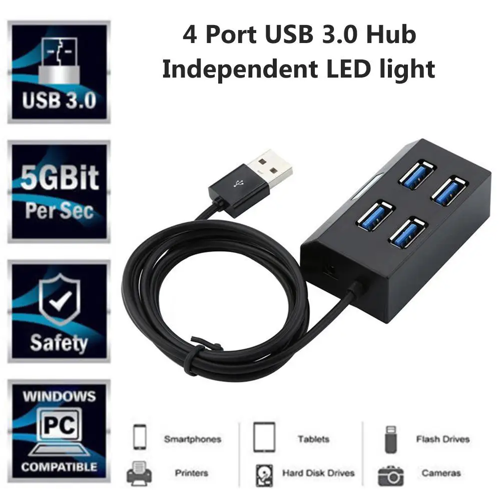 Мульти USB1.1 док станция USB Высокоскоростной разветвитель 4 Порты и разъёмы вцв