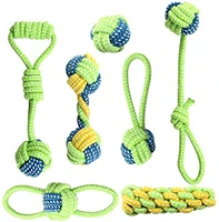 13 types dog rope toy assorted pet rope chew toys durable rope knot dog toy puppy teething playing toys for small dogs puppies