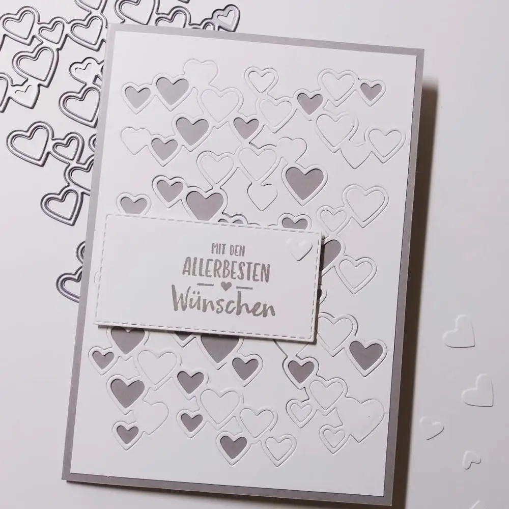 Прозрачный штамп Сердце к сердцу для рукоделия скрапбукинга открыток создания