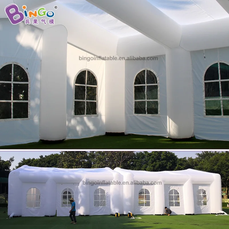 Индивидуальная надувная Свадебная палатка 10 х10 метров большая игрушечная для