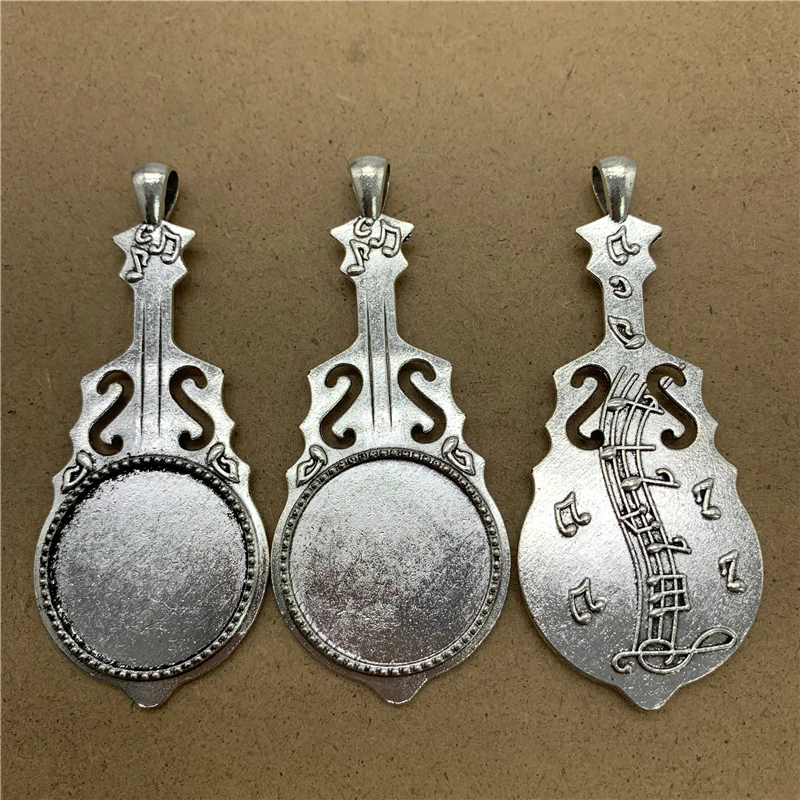 2 шт. 25 мм Сплав Кабошон Настройки стекло кабошон Металл Камея База Установка для