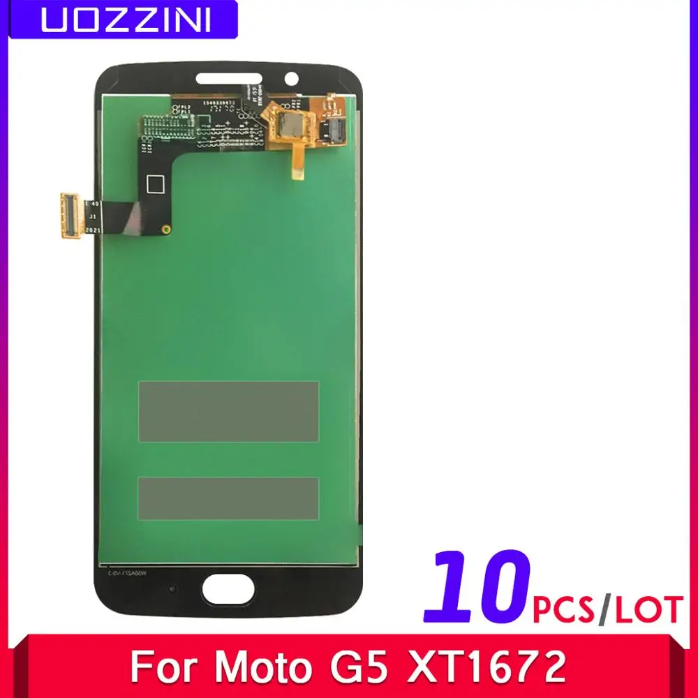 10 шт. 100% протестированный ЖК дисплей для Motorola Moto G5 XT1672 XT1676 сенсорный экран