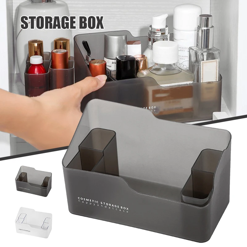 

Cosmetics Storage Box with Detachable Cells Matte Sundries Cabinet Makeup Organizer Bins for DIY Brushes Stationery Holder