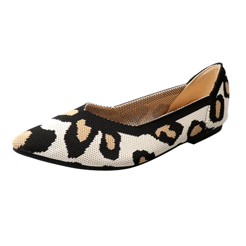

Spring and autumn princess with flying single shoes Doudou boat shoes 41 European and American flat bottom