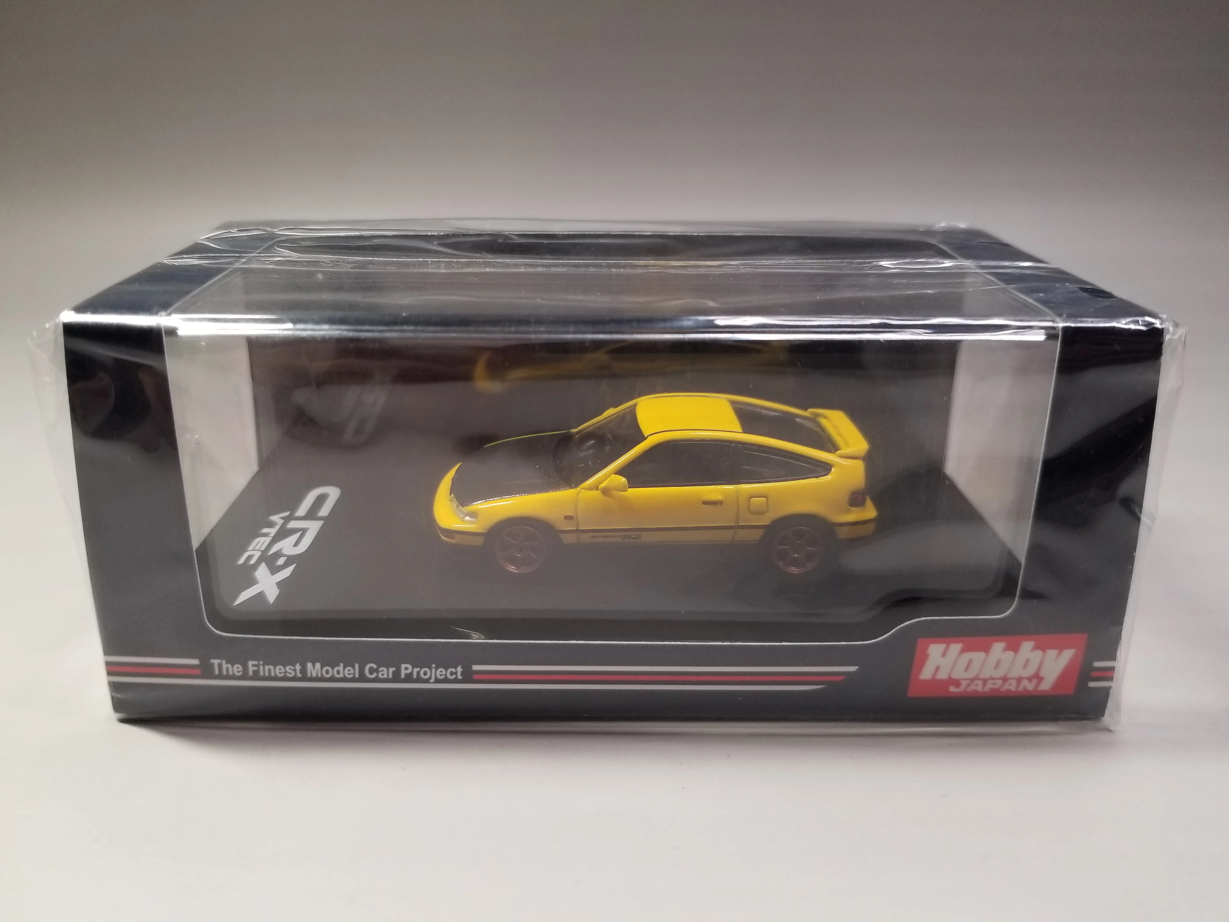 

Hobby Japan 1/64 Honda CR-X SiR EF8 Customized Version Carbon Bonnet HJ641005CRY Die Cast Model Car Collection Limited