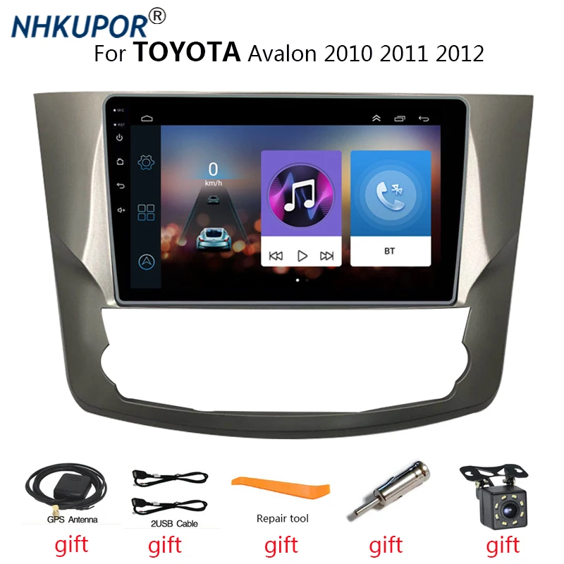 

8-ядерный автомобильный радиоприемник Android для TOYOTA Avalon 2010-2012 Carplay 4G Автомобильный мультимедийный плеер GPS навигация 2din Авторадио головное ус...