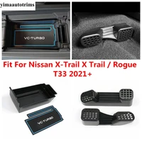 for nissan x trail x trail rogue t33 2021 2022 central armrest box storage container seat under ac air duct vent accessories