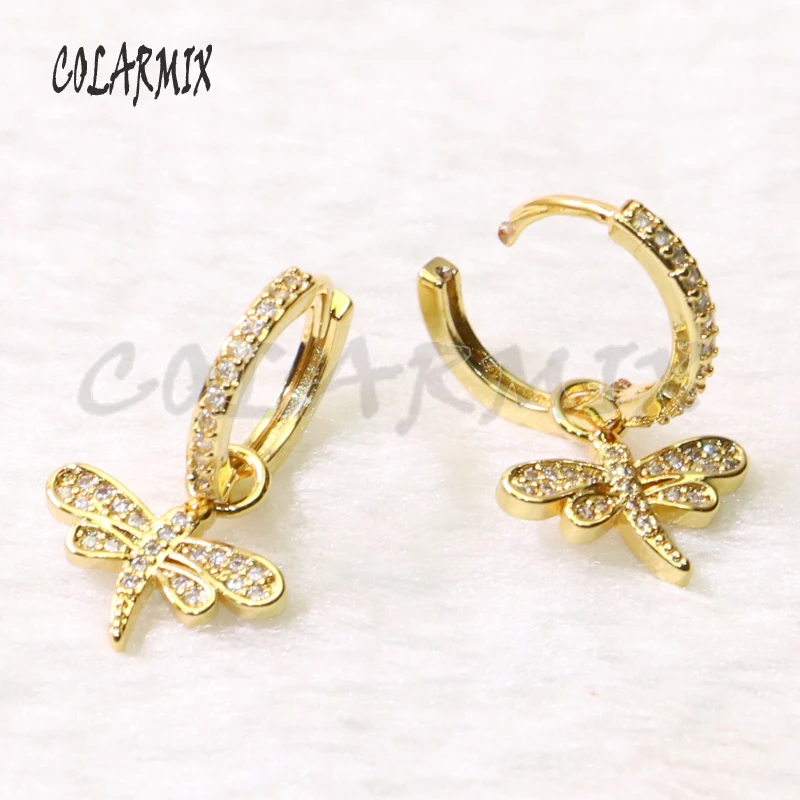 Женские серьги Крючки Drangon с кристаллами аксессуары для женщин 5 пар