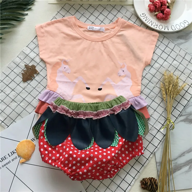 Tonytaobaby/Новые летние милые леггинсы для маленьких девочек Летние штаны | Мать и