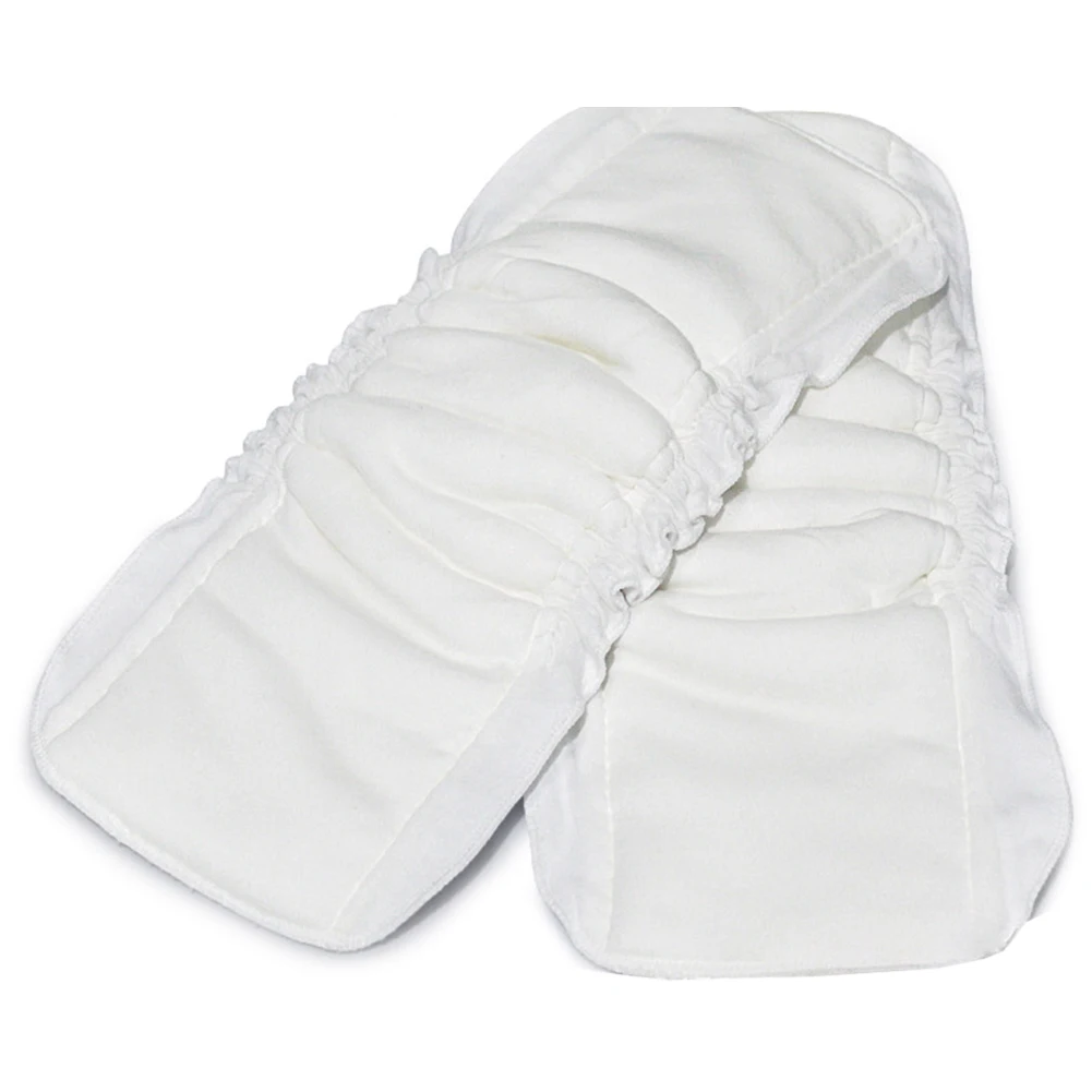 

5pcs Water Absorb Urinal Pad Baby Diaper Drawstring Nappy Thicken Accessories 5 Layer Infant Reusable Toddler Bamboo Charcoal