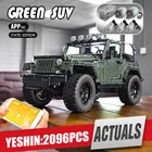 Форма King 13124 RC Jeeps Wranglers приключение внедорожник MOC 5140 подходит для строительных блоков кирпич детская игрушка Рождественский подарок