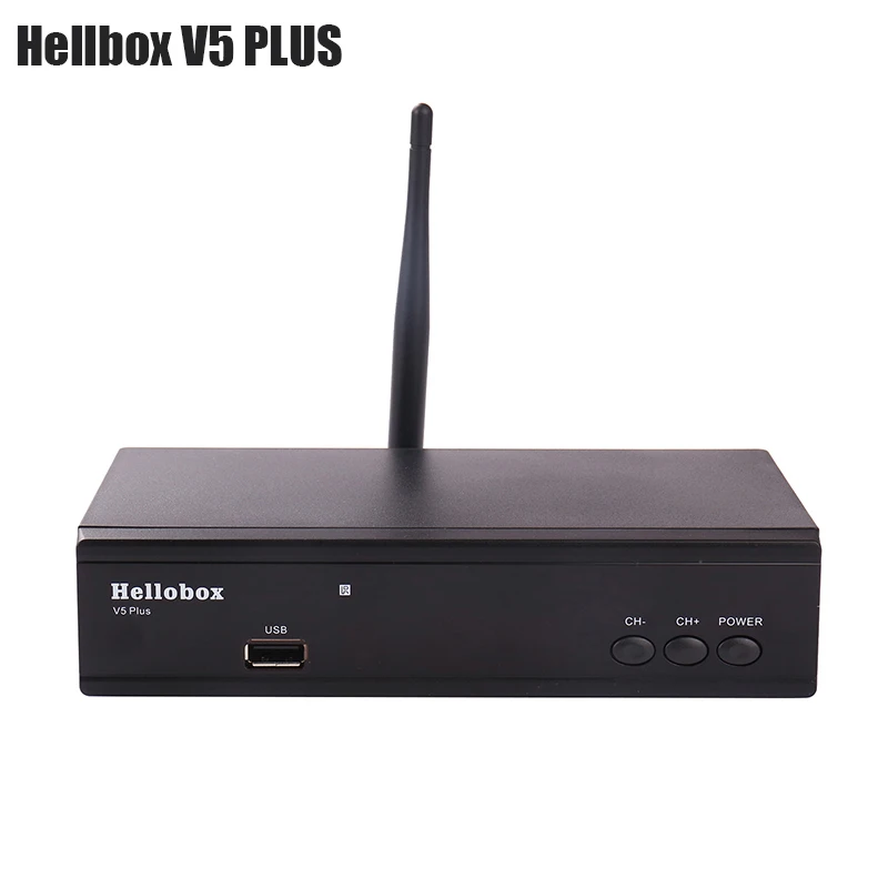Hellobox V5 спутниковый ресивер Поддержка CCCAM ТВ-ресивер PowrVu IKS Biss полностью Авторолл DVB S2 скам+ 2 года ТВ-приставка - Цвет: V5 PLUS With Wifi