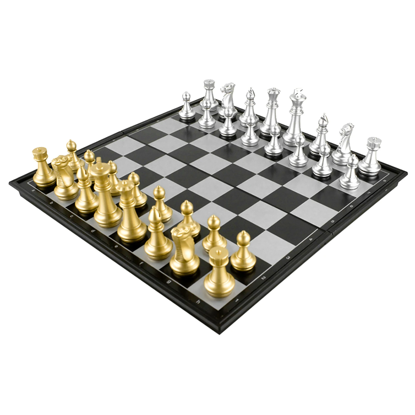 

Game Chess Set Folding Plastic Chessboard Travel Lightweight Board Educational Toys Parlor Game Outdoor Parent-Child Toy