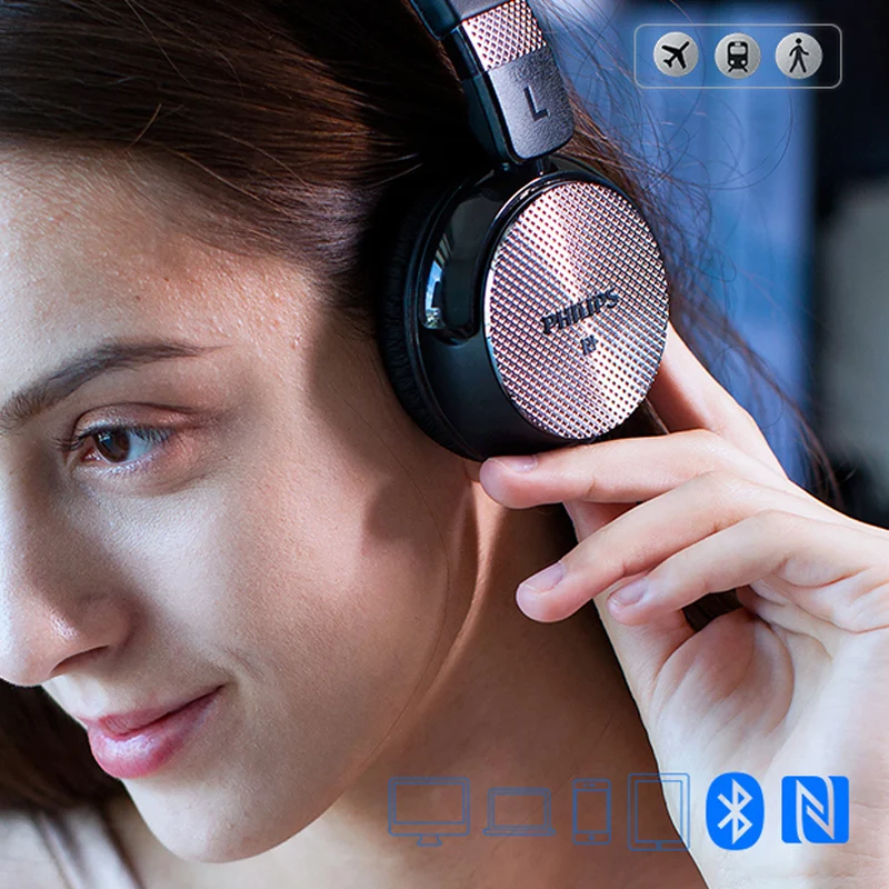 Оригинальная беспроводная гарнитура Philips SHB8850 Bluetooth активное шумоподавление