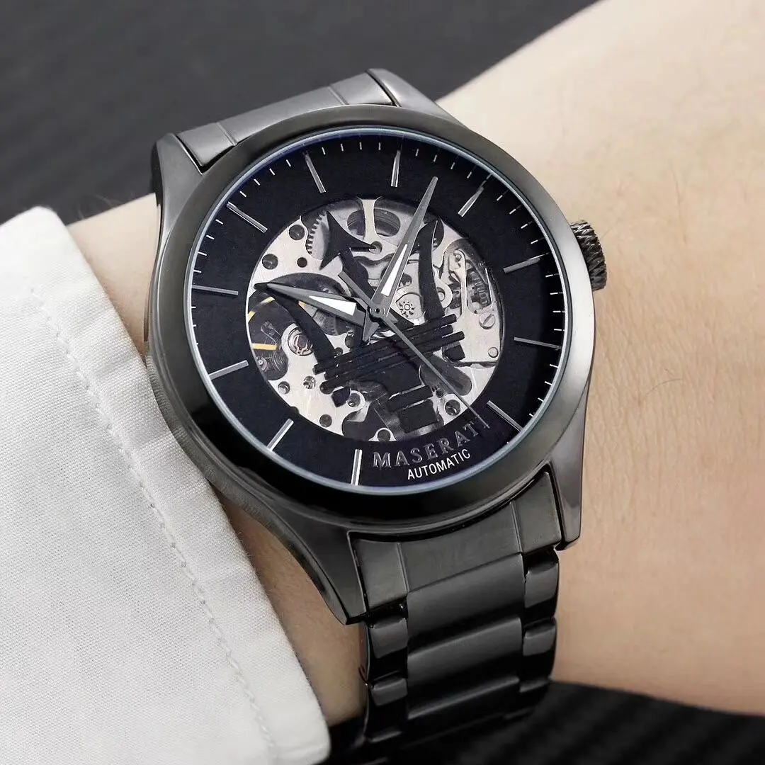 

Men Watch Mechanical Tourbillon Luxury Fashion Brand Leather Man Sport Watches Mens Automatic Watch Relogio Masculino