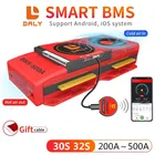 DALY большой LiFePO4 Li ion Smart BMS 32S 96V 200A 250A 300A 400A 500A с UART RS485 CAN светильник вая панель, дисплей 120V