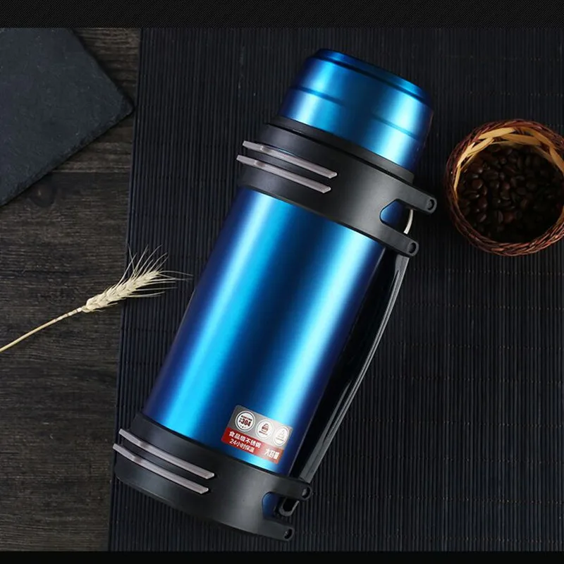 Большой Ёмкость 2L изоляция горшок 304 Нержавеющая сталь термос безвоздушная