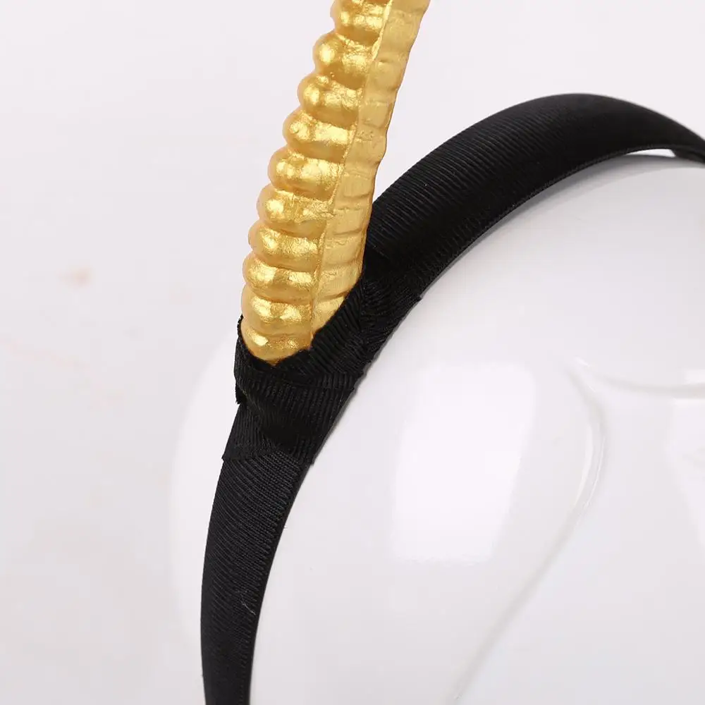

Plastic Gothic Handmade Sheep Horn Cosplay Hair Hoop Headband Fancy Dress Costume Accessory For Halloween Photo Shoot Props