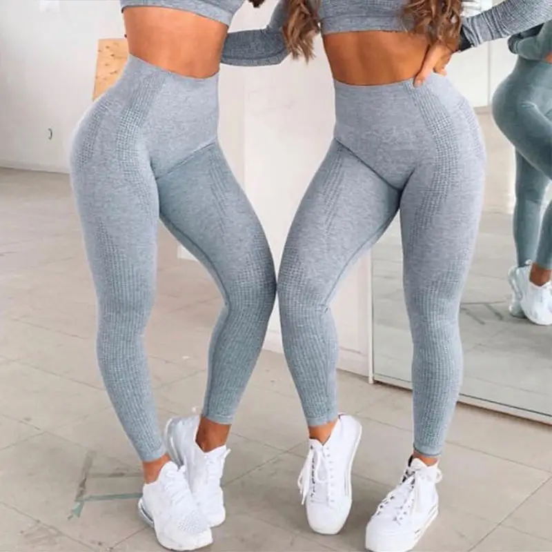 

Rooftrellen 10%Spandex Seamless Leggings Women Fitness Leggings For Women Jeggings Sportswear Femme High Waist Exercise Leggings