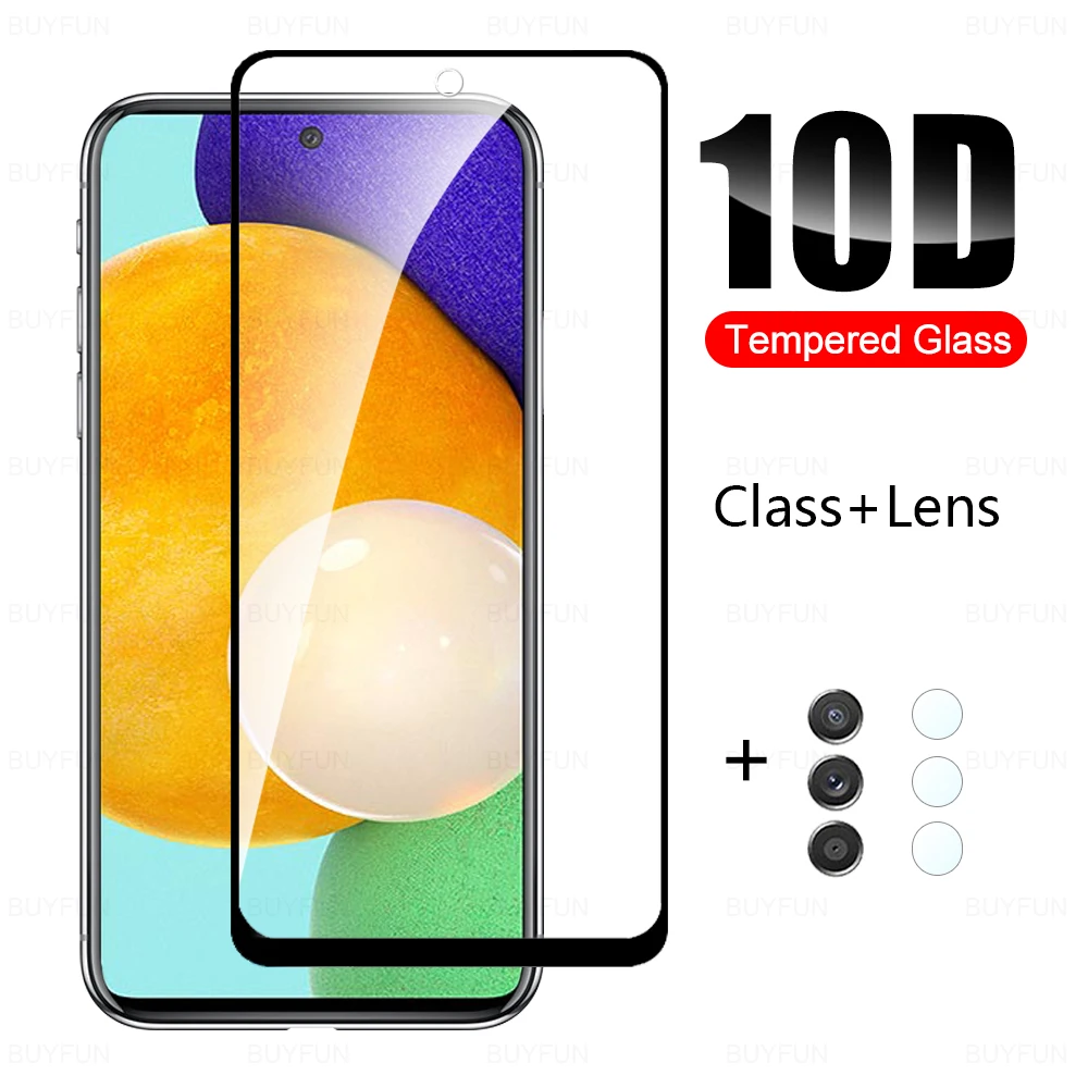 

Protective Glass For Samsung Galaxy A52 4G SM-A525F Glass Screen For Samsung Galaxy A52 5G SM-A526B Camera Protective Lens Film