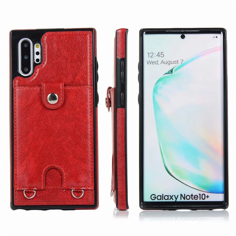 Модный кожаный держатель для кредитных карт ремешок через плечо кошелек чехол