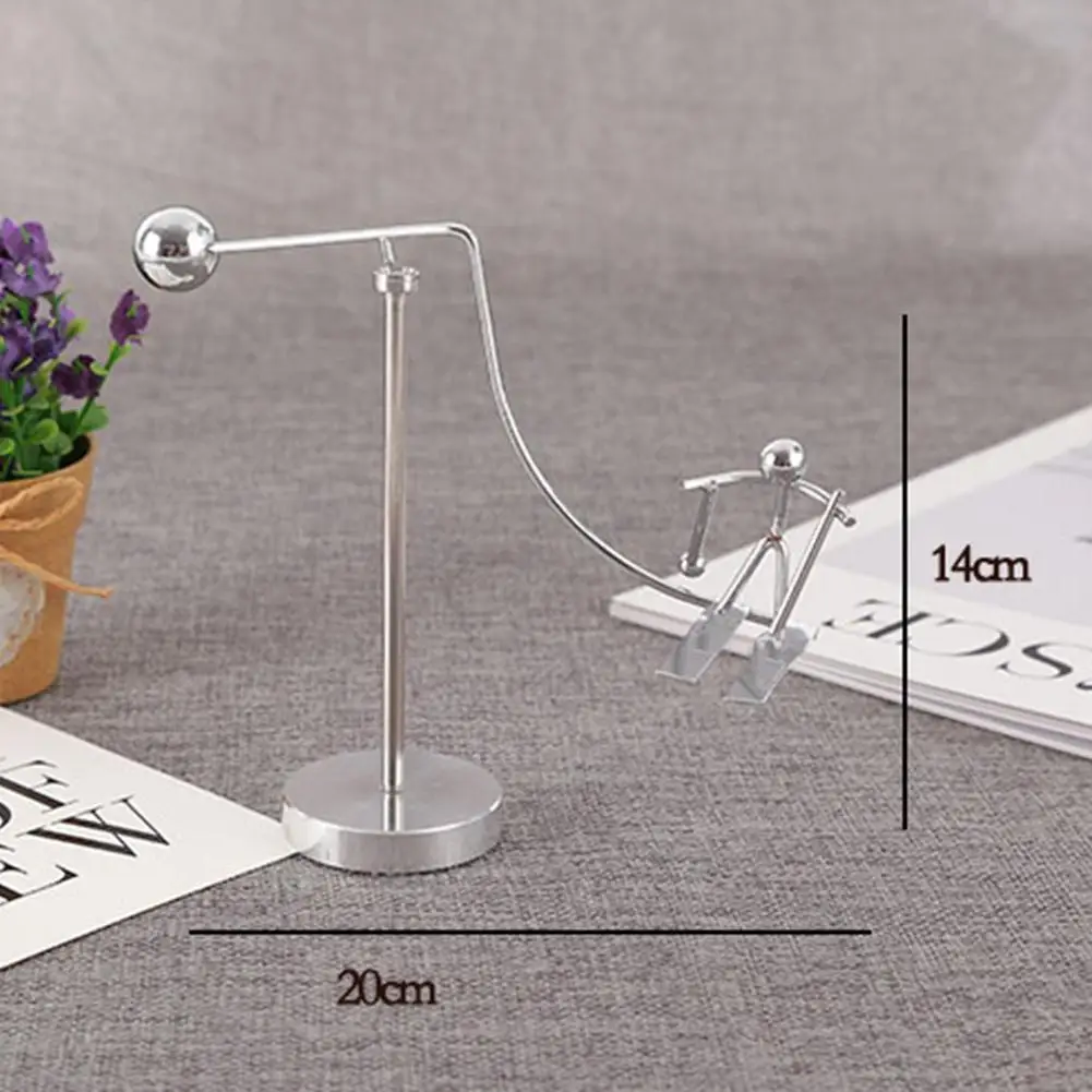 

2021 DIY Metal Surfing Man Mold Kinetic Motion Desktop Fun Toy Game Gift Home Table Ornaments Balance Birthday Decompressio X0O7