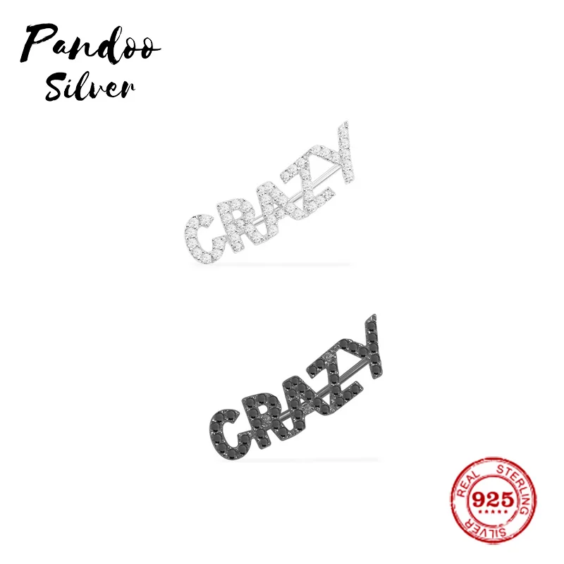 Модные очаровательные серебряные оригинальные одиночные серьги 1:1 подходят для